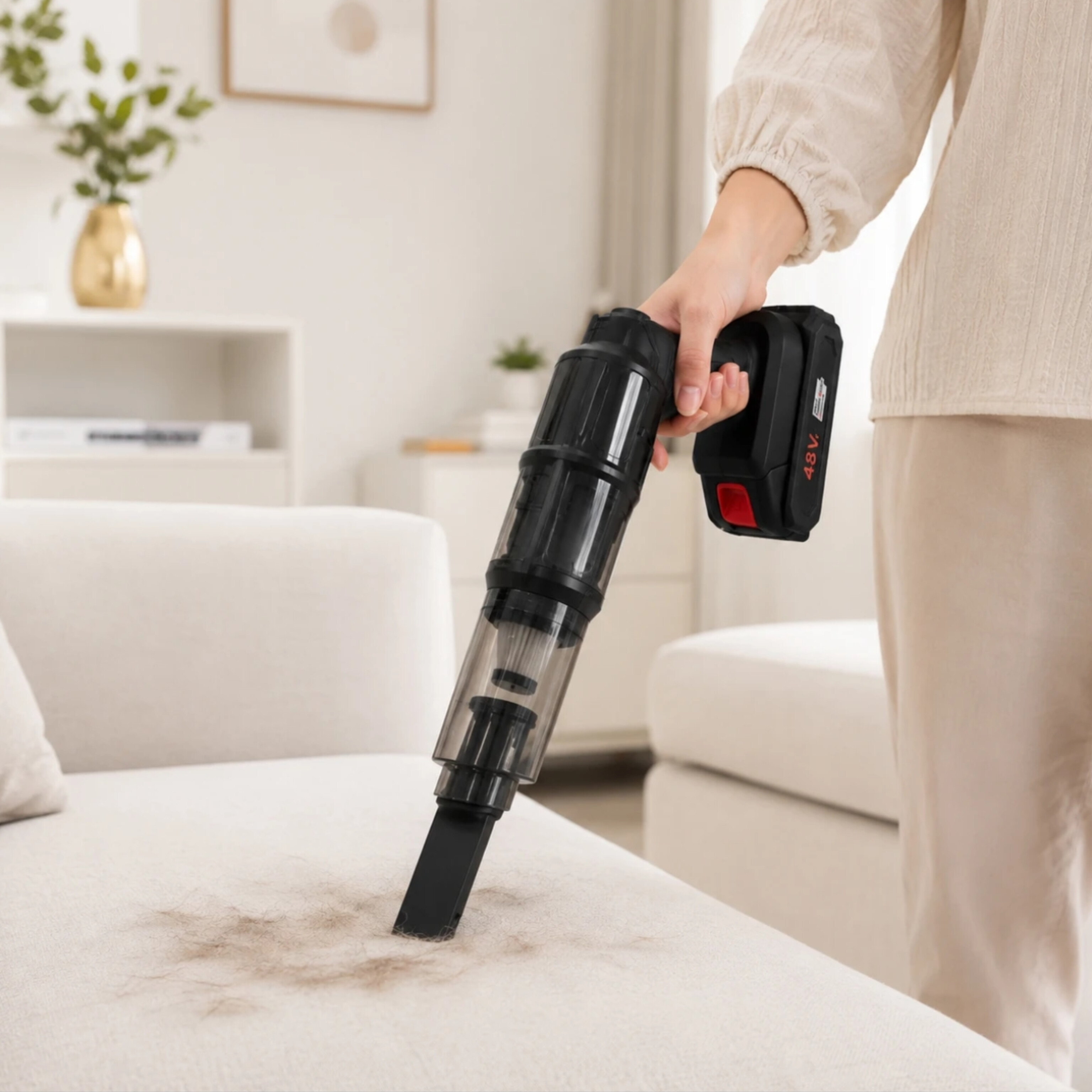 جاروشارژی ماشین مدل ST6631 ظرفیت ۴۸ ولت