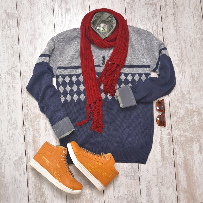 پلیوربافت مردانه مدل Ariste