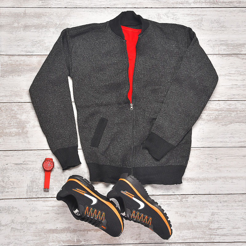 سوئیشرت بافت مردانه مدل Carlo