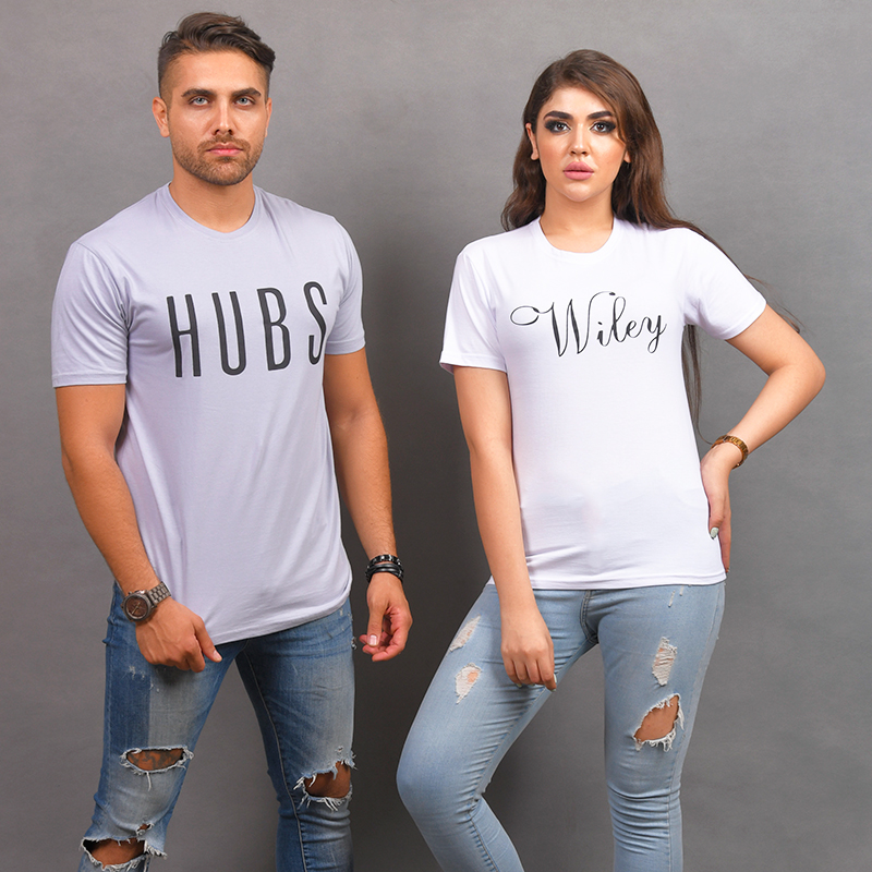 ست تيشرت زنانه و مردانه hubs