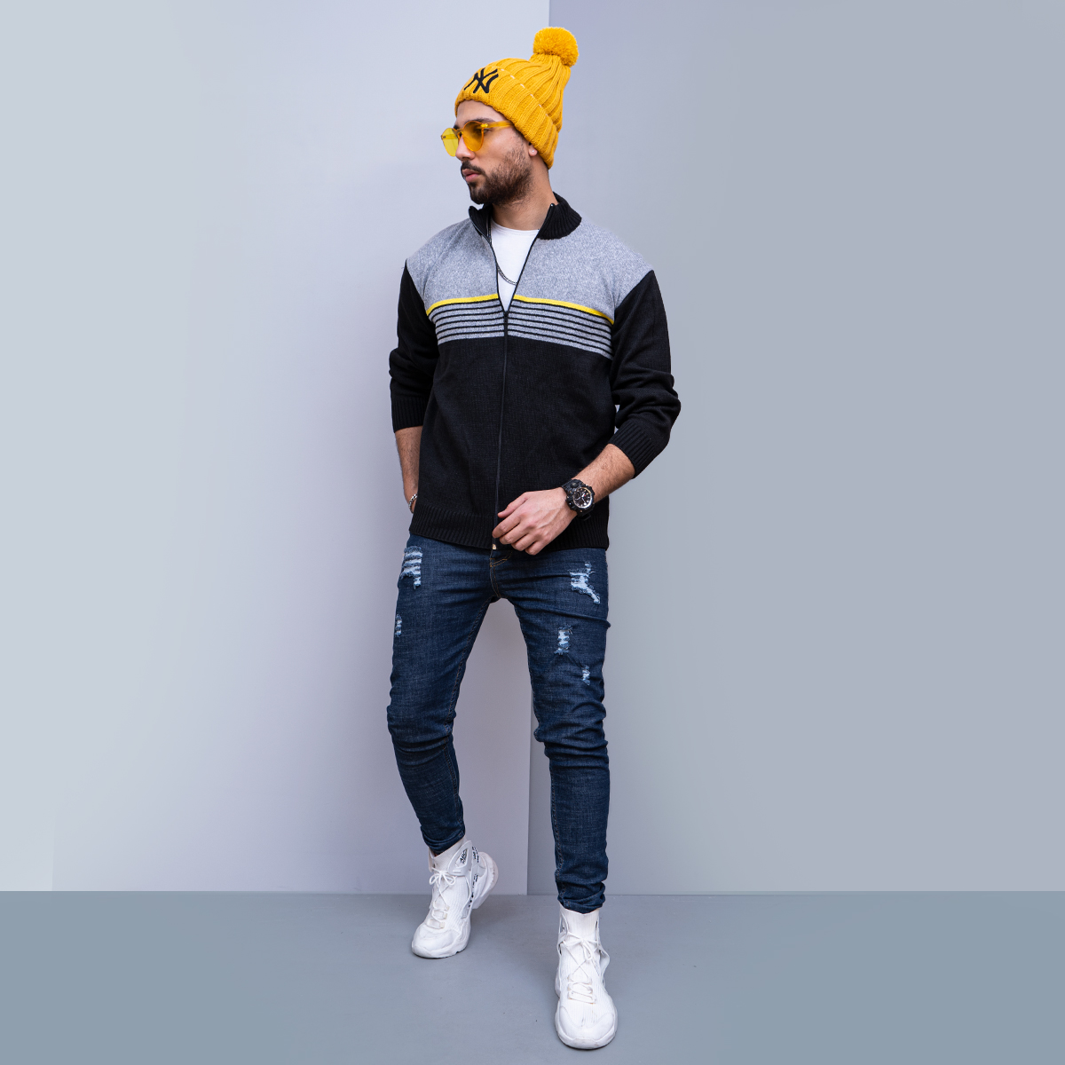 سوئيشرت مردانه بافت مدل Artan