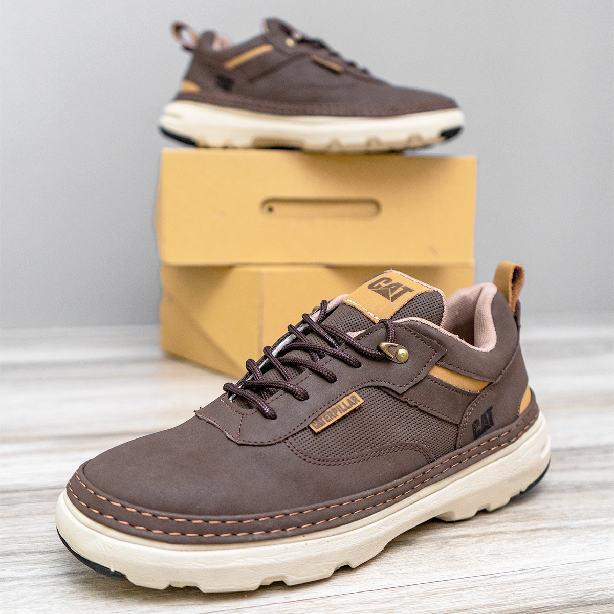 کفش مردانه رنگ قهوه ای مدل Punit