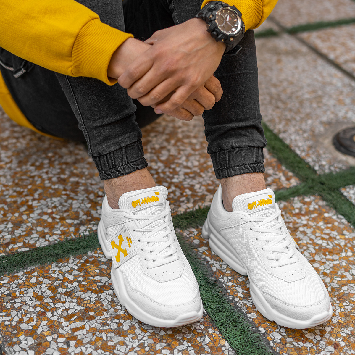 کفش ورزشی مردانه اف وایت سفیدمدلNamit