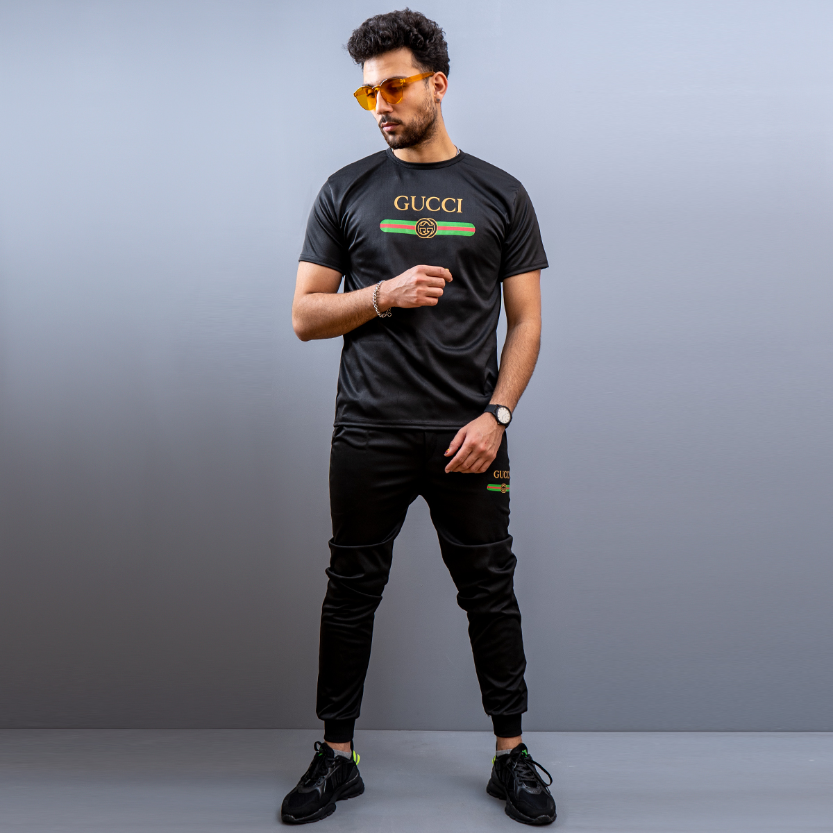 ست تیشرت شلوارGUCCI مردانه مدل Ekan