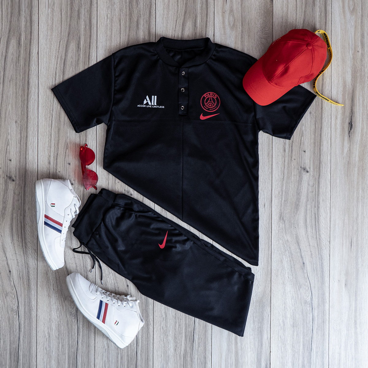 ست تیشرت شلوار PARIS مردانه مدل Ensel