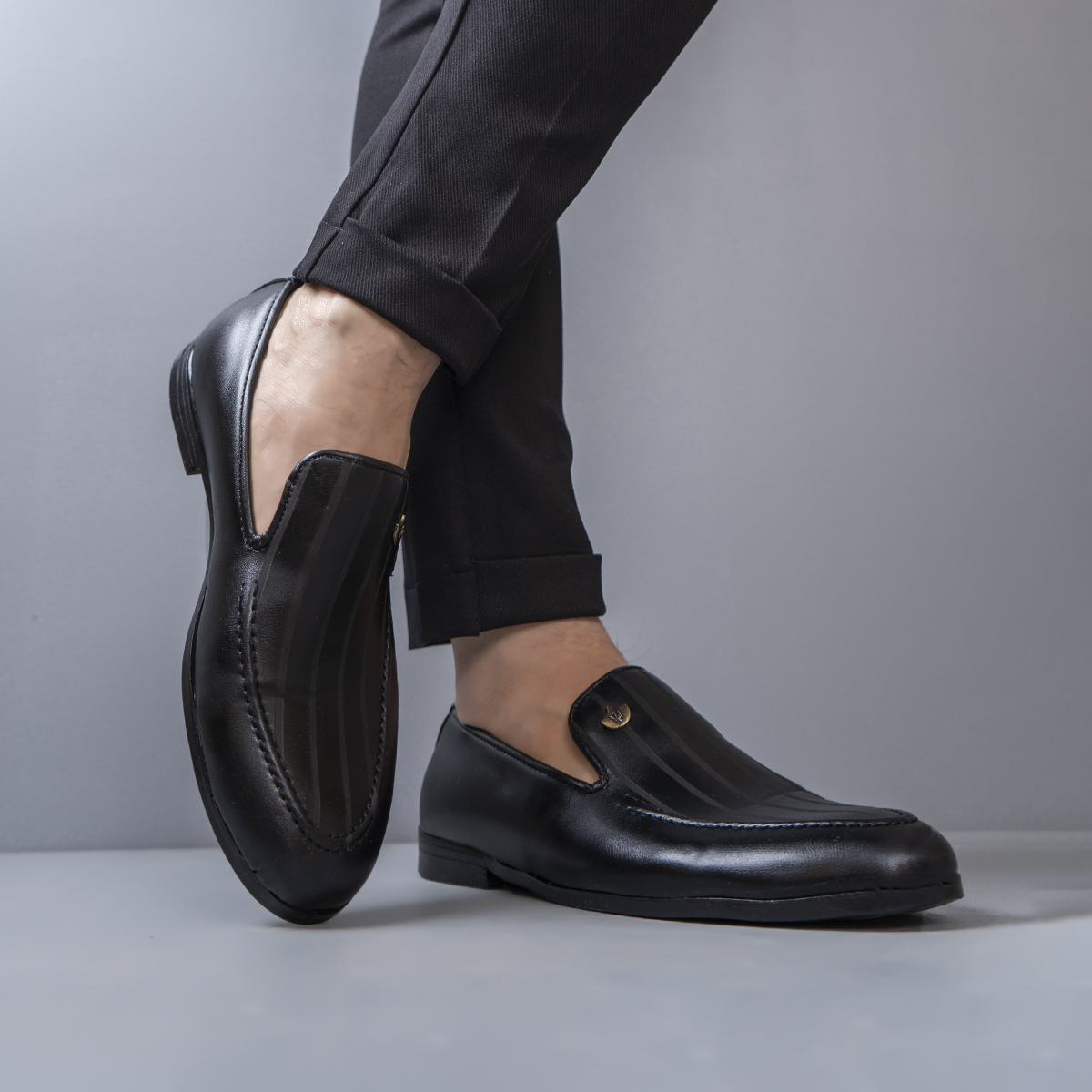 کفش کالج مردانه مشکی مدل Dever