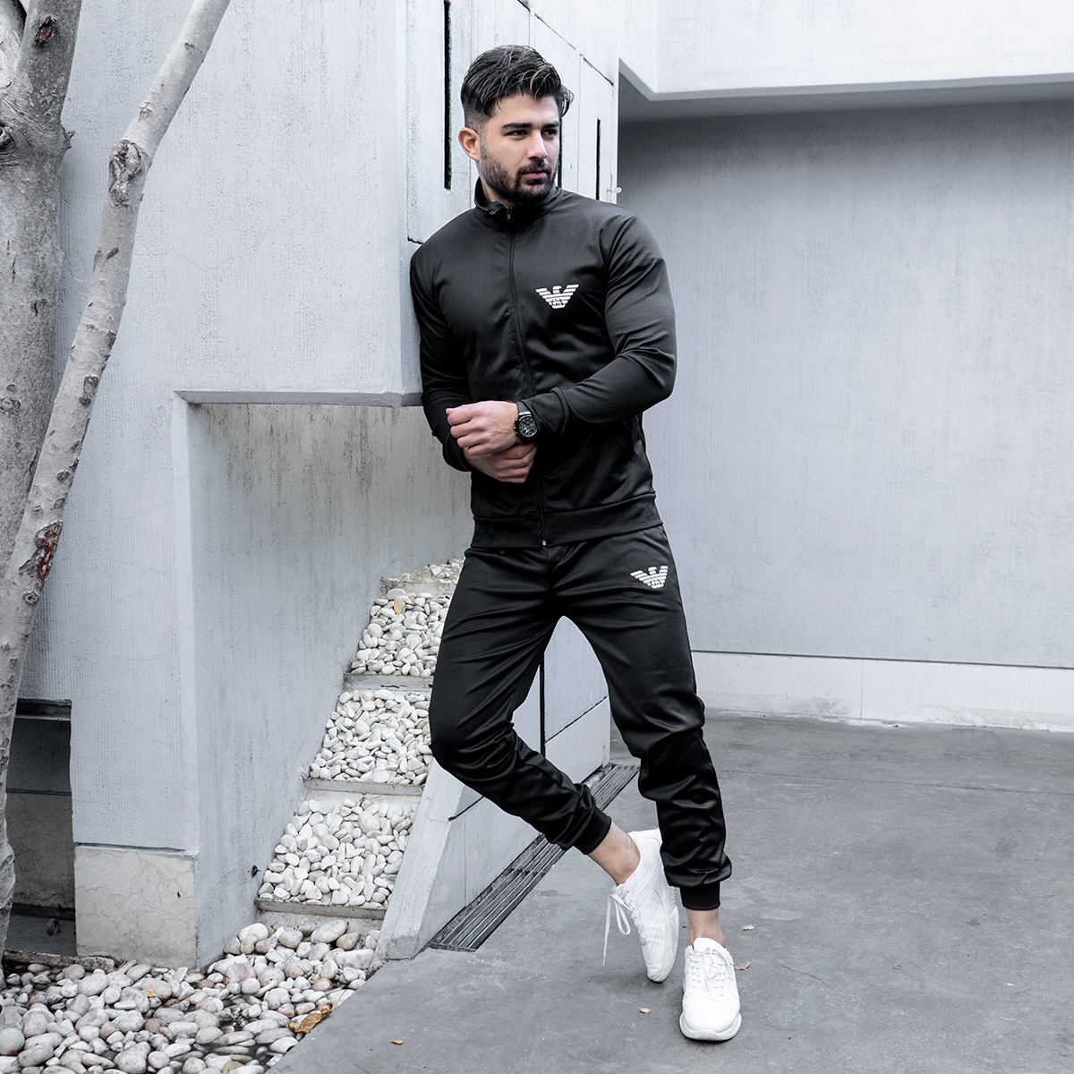 ست سوییشرت شلوار مردانه طرحGA مدل Betam