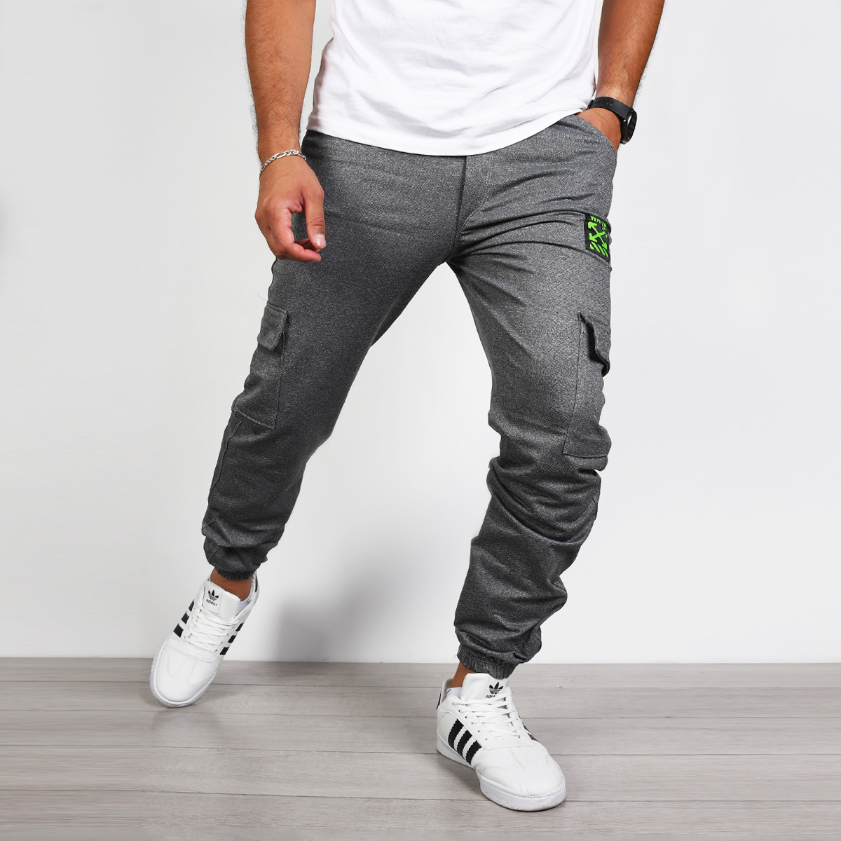 شلوار مردانه خاکستری مدل Ramel(T)