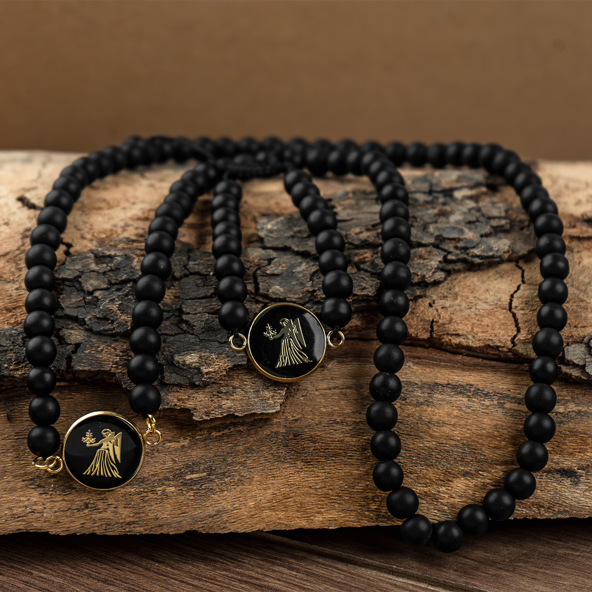 نیم ست مهره ای مشکی مدل Shahrivar