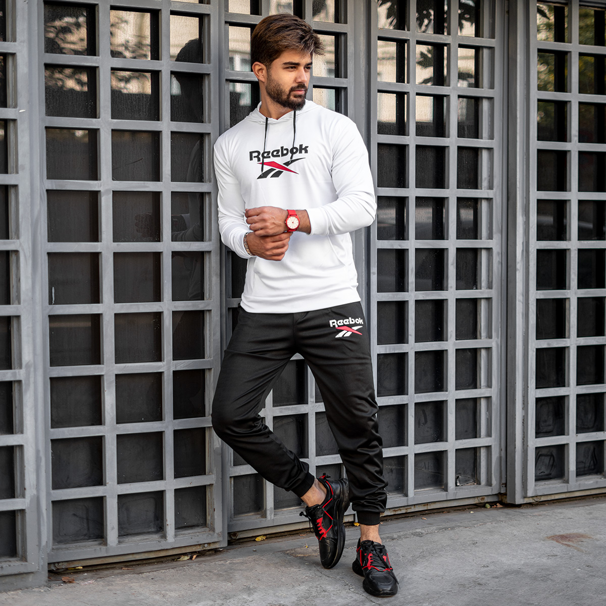 ست هودی شلوار Reebok مردانه مدلAfi