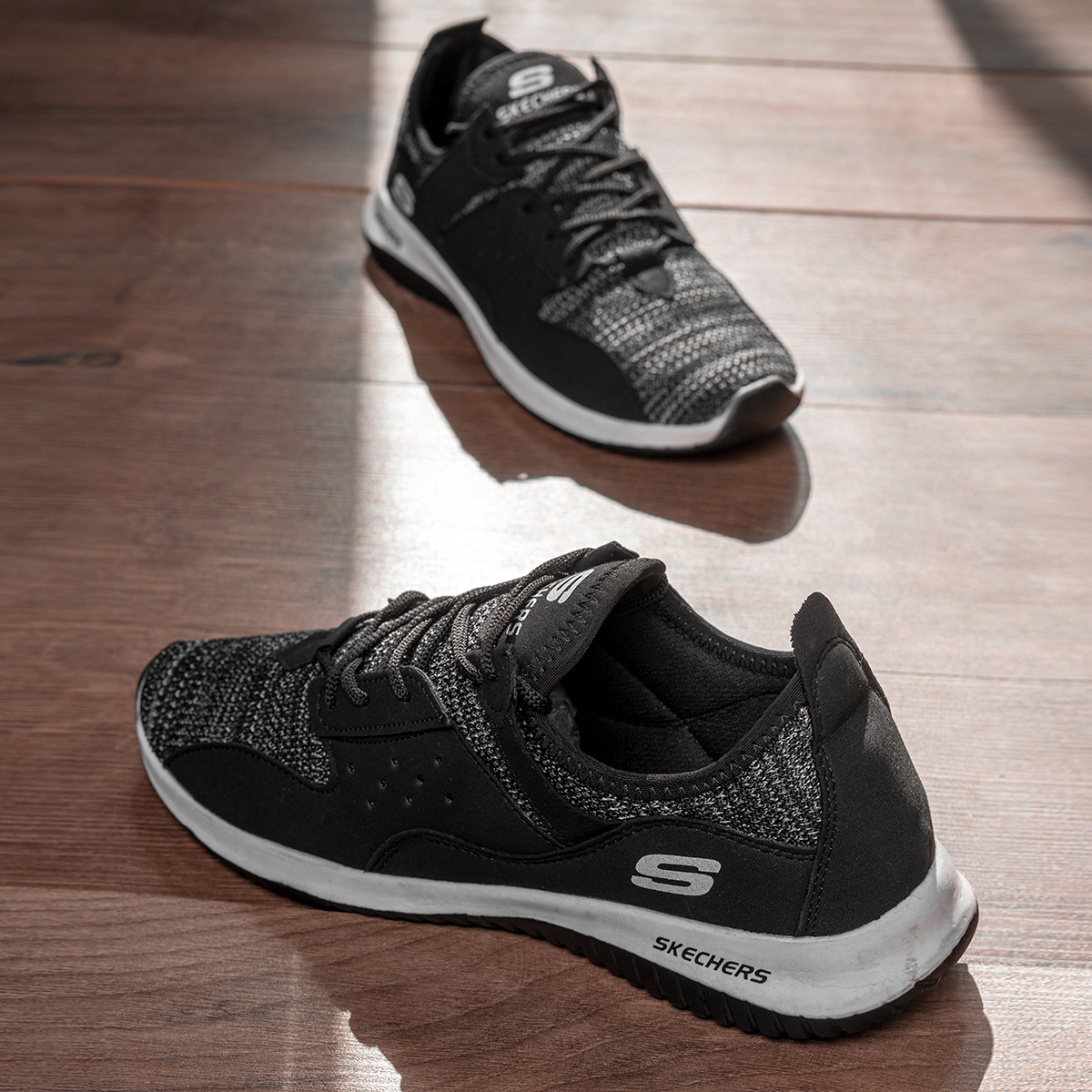 کفش ورزشی اسکچرز مردانه مشکی مدلBokan