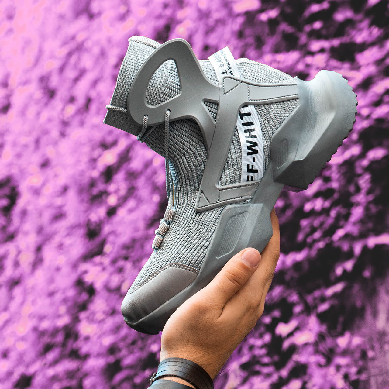 کفش مردانه ساقدار طوسی مدل Darvin