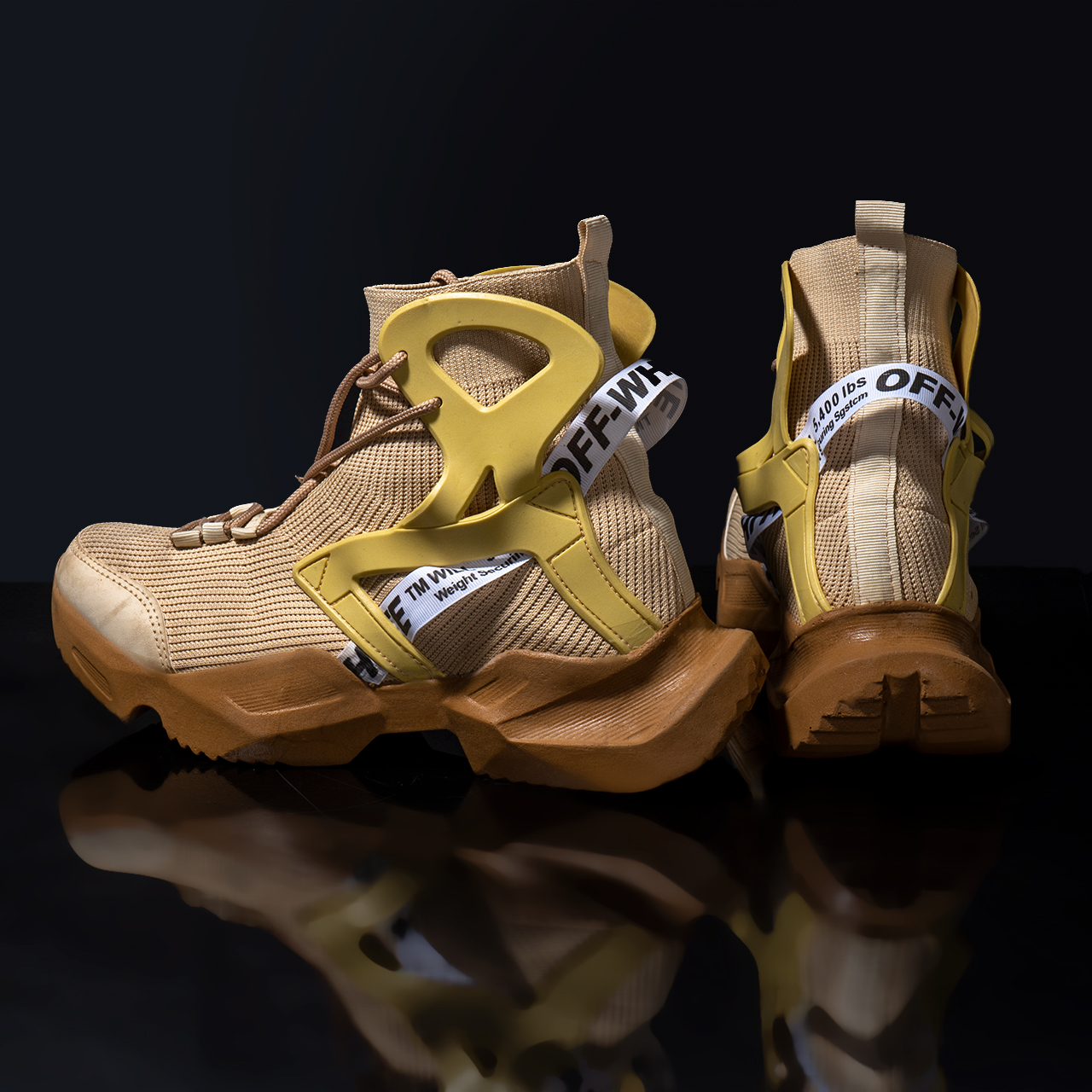 کفش مردانه ساقدار کرم مدل Darvin