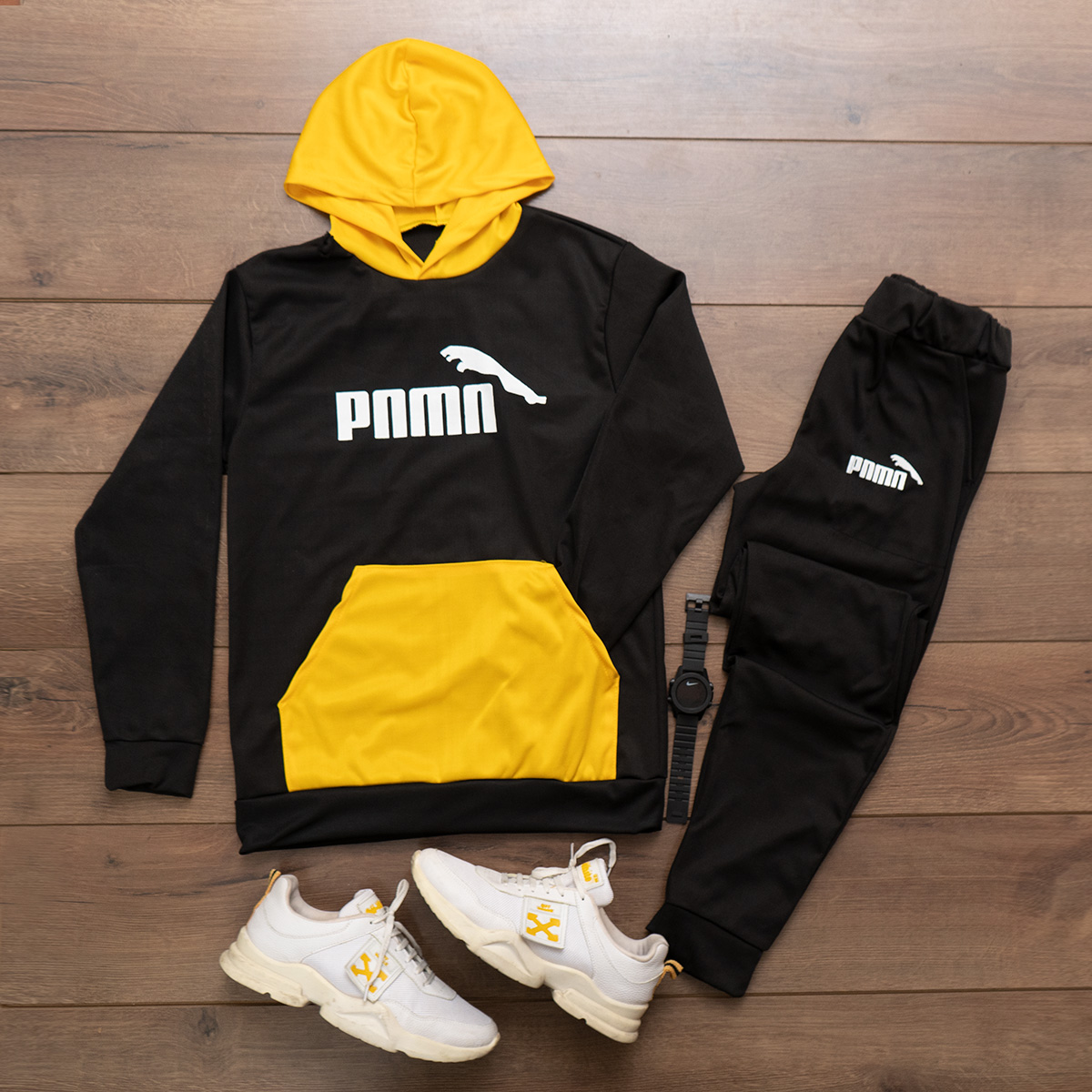 ست هودی شلوار Puma مردانه مدل nomira
