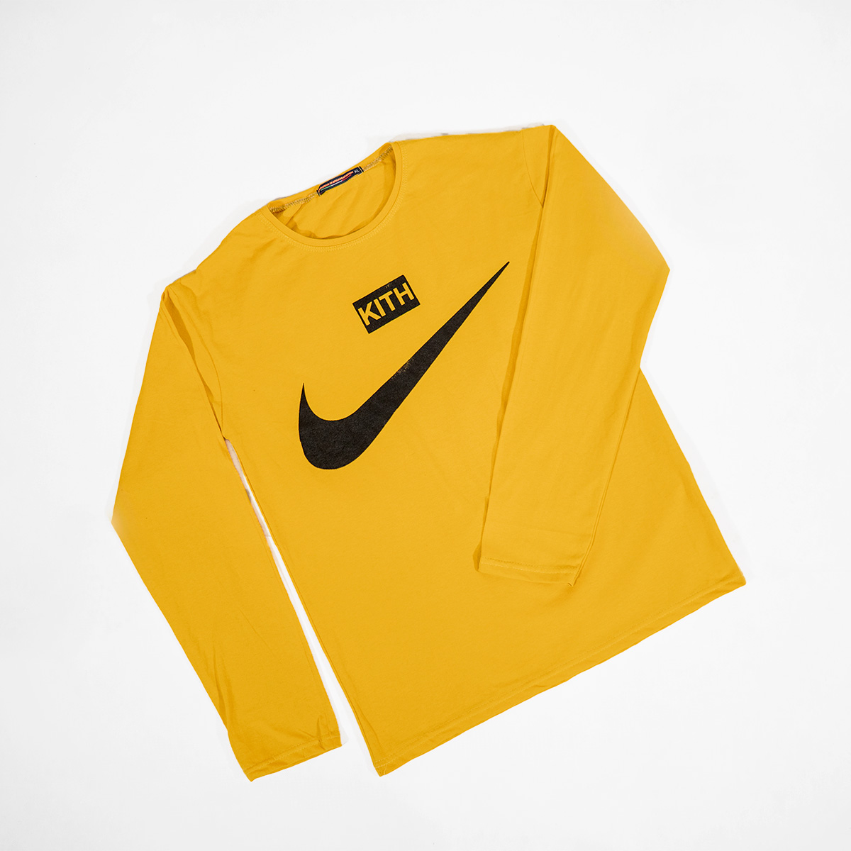 تیشرت آستین بلندمردانه Nike زرد مدل A77