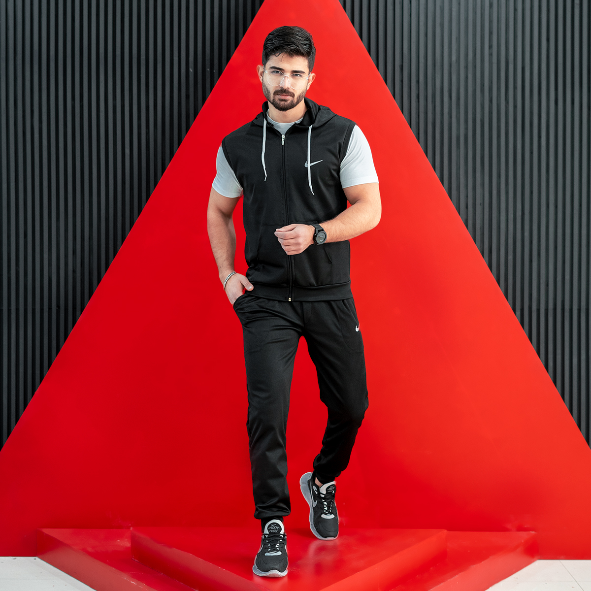 ست دو تیکه Nike مردانه مدل Parsan