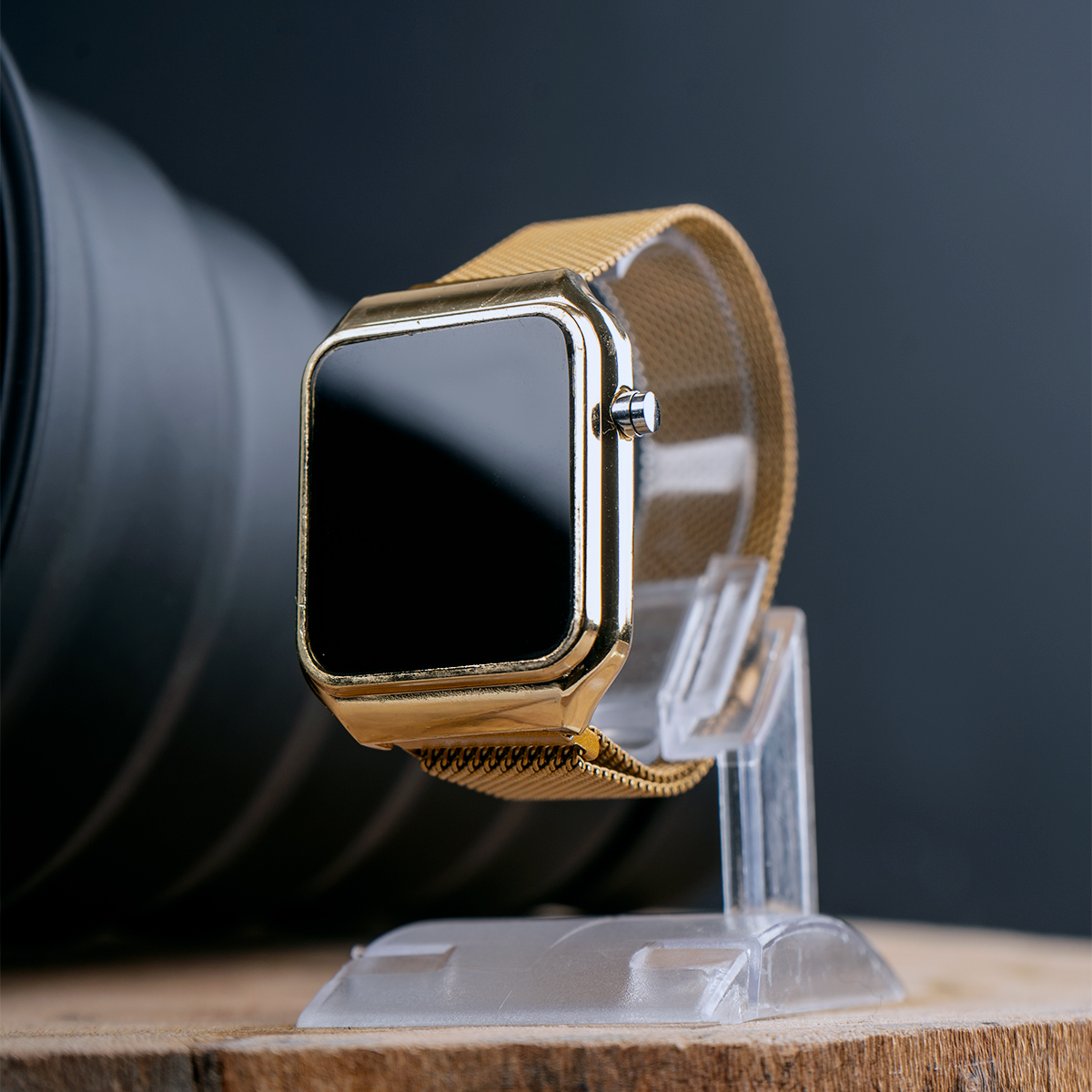 ساعت LED طلایی مدل K99