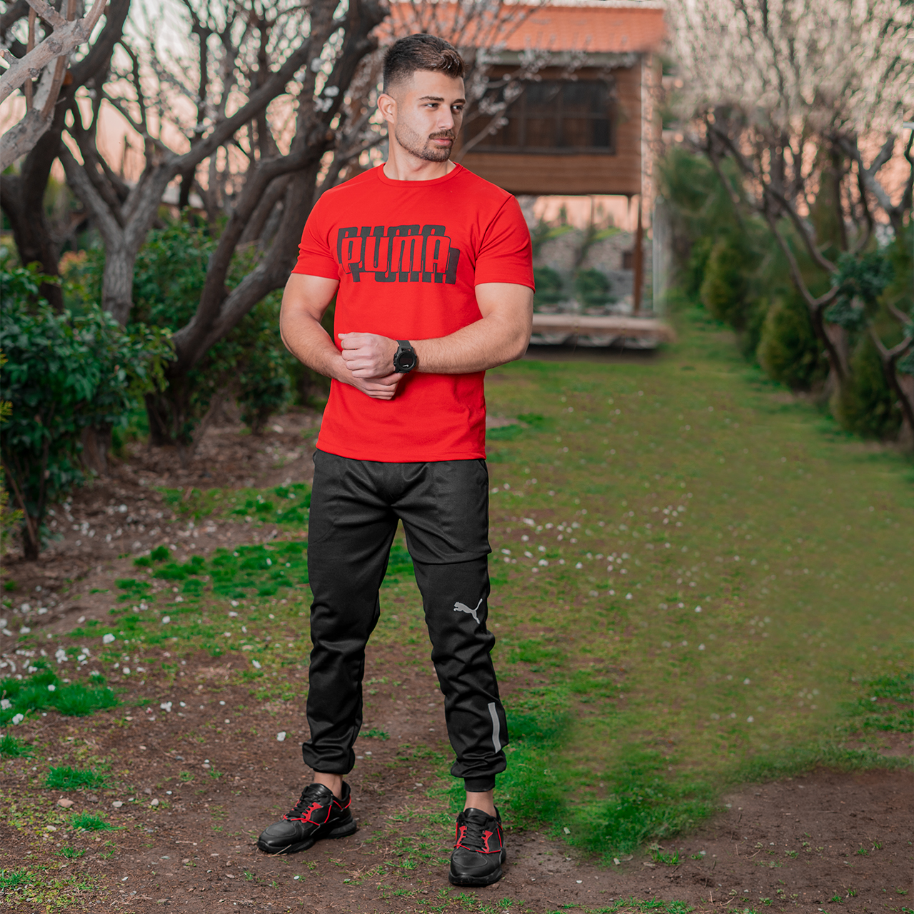 ست تیشرت شلوار پوما مردانه مدلSino