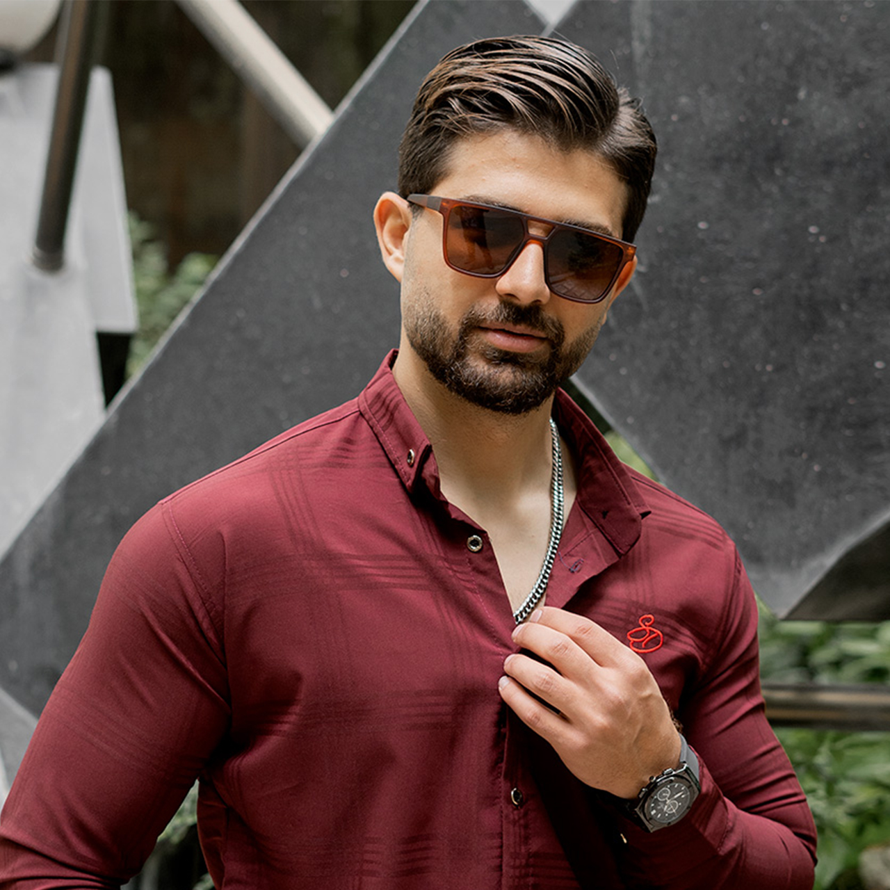 عینک آفتابی قهوه ای مدل A42