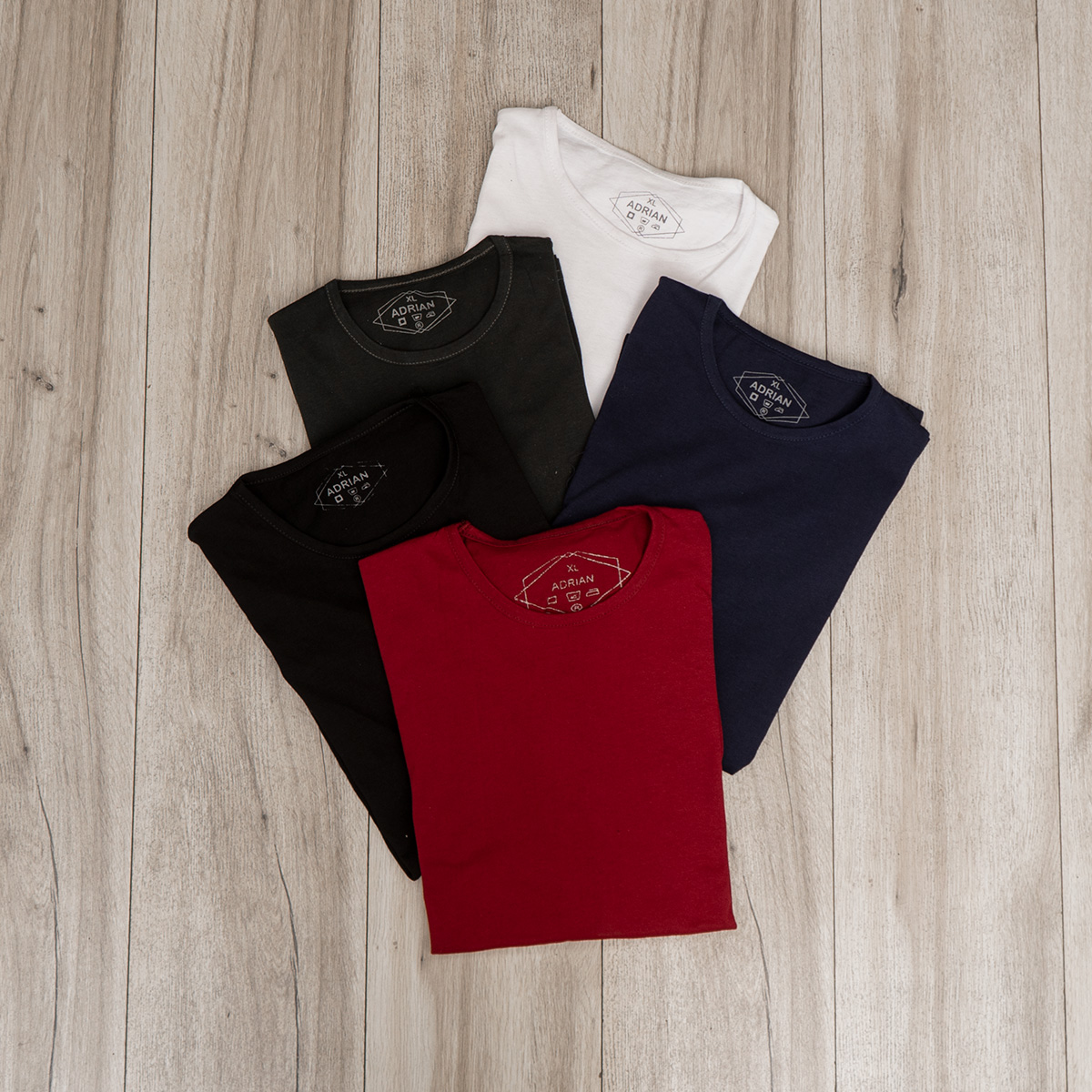 تیشرت مردانه ساده قرمز (T) مدل adrian