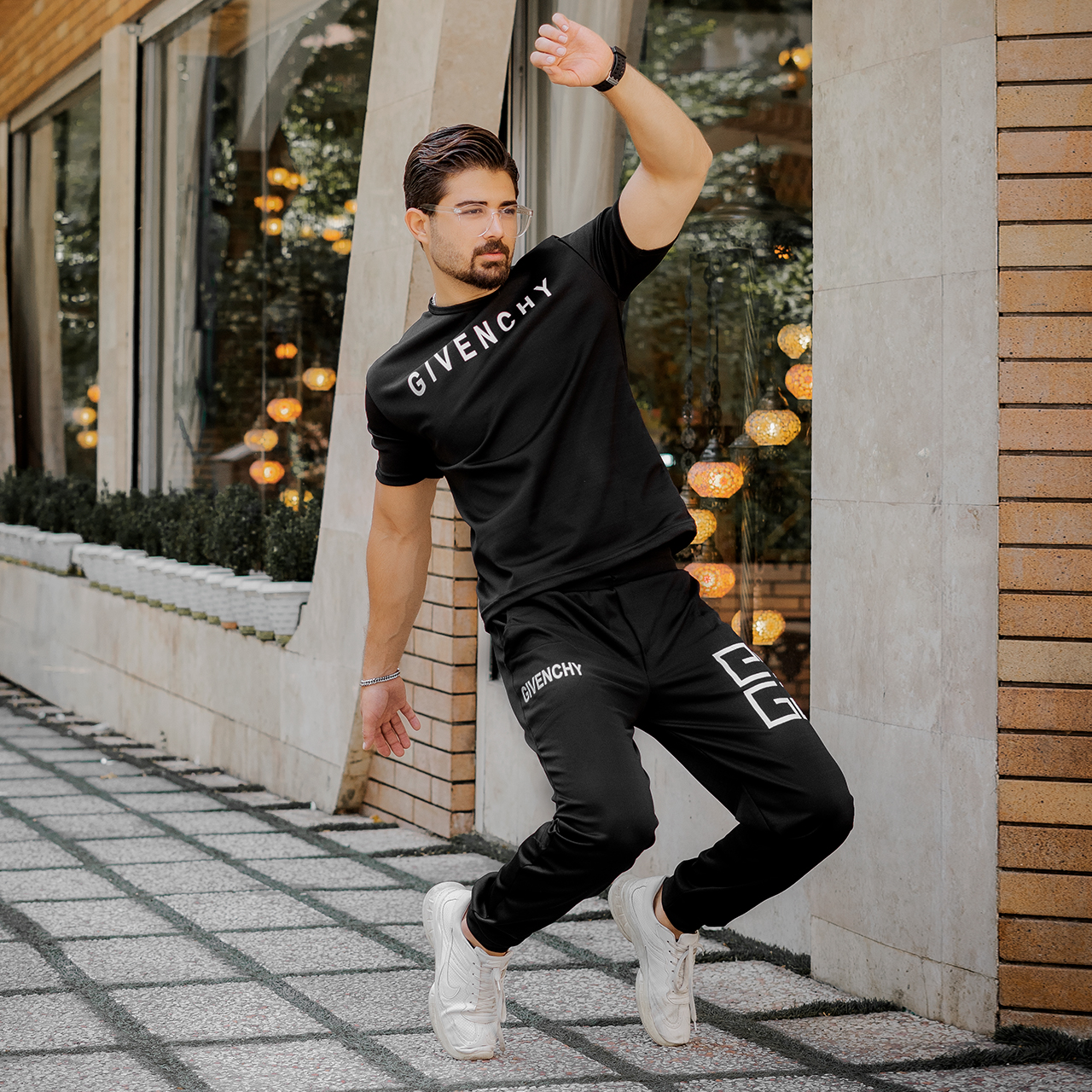 ست تیشرت شلوار Givenchy مردانه مدل G52