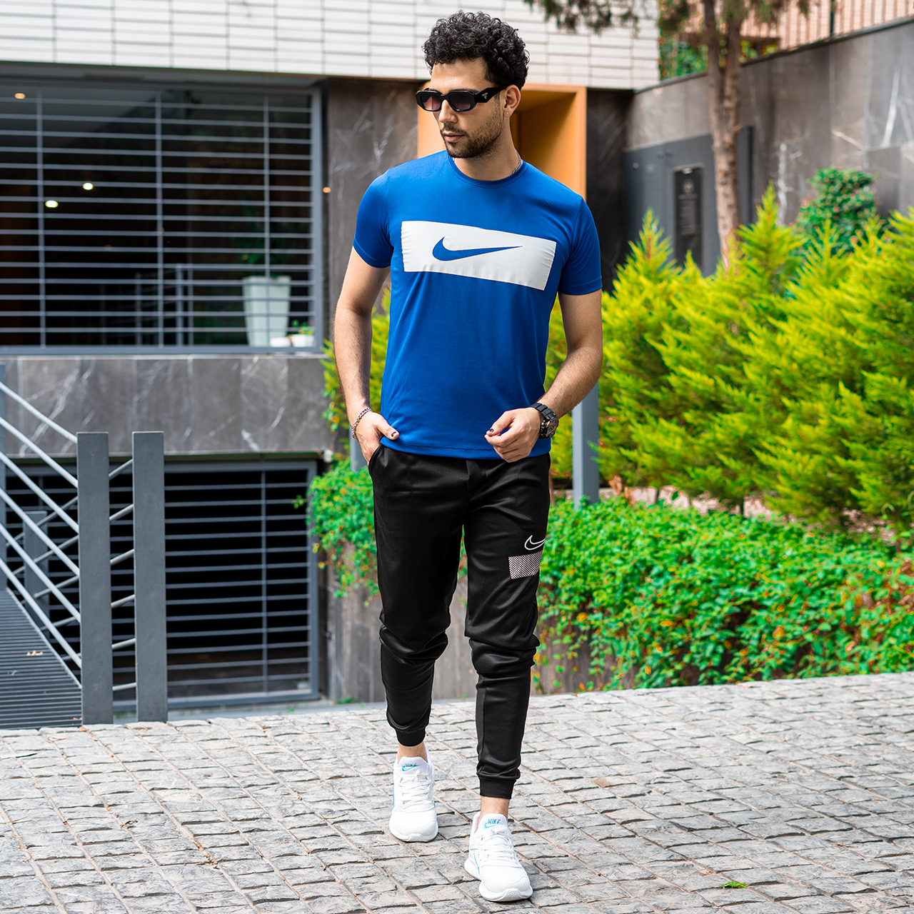 ست تیشرت شلوار نایک مردانه مدل SS