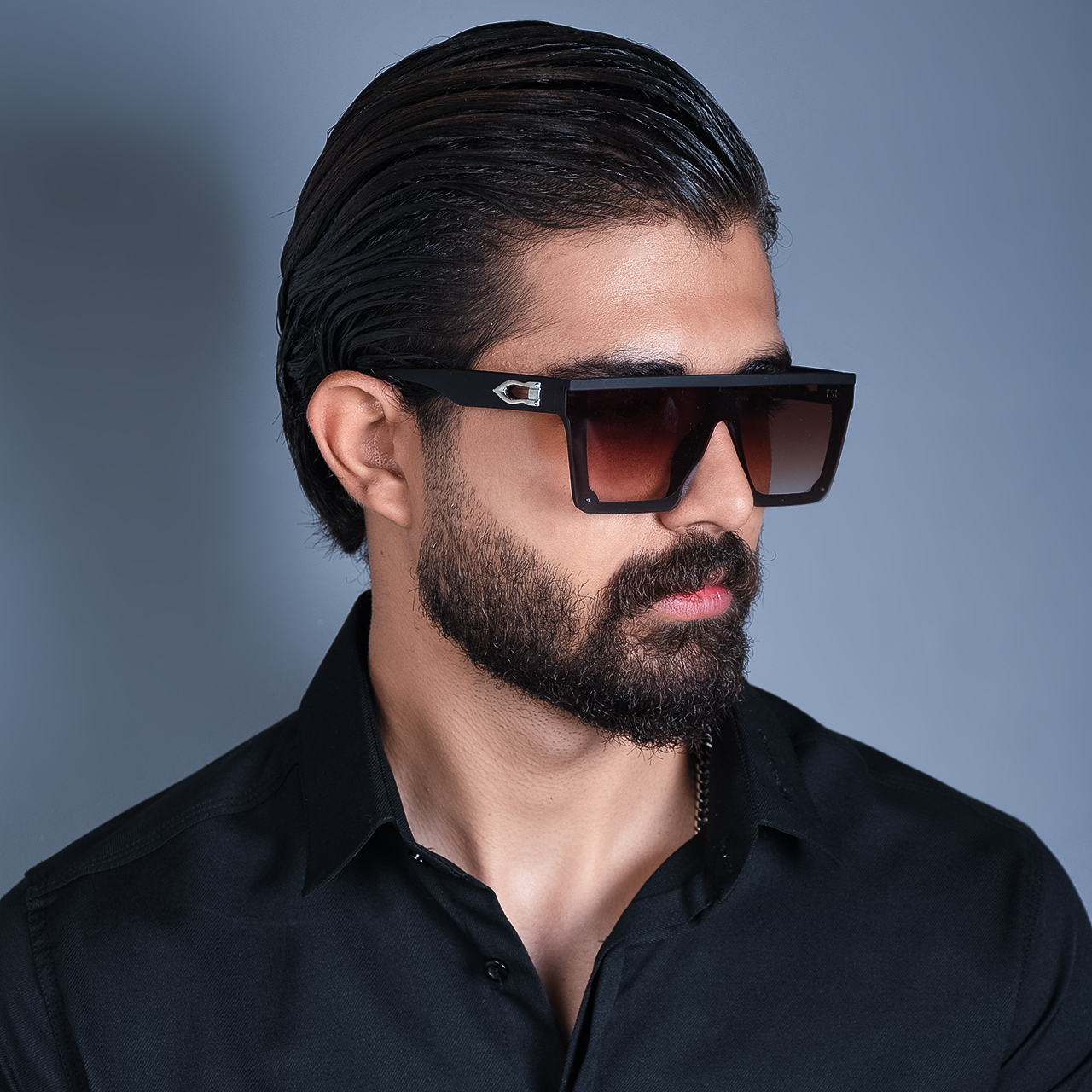 عینک آفتابی قهوه ای مدل ysl