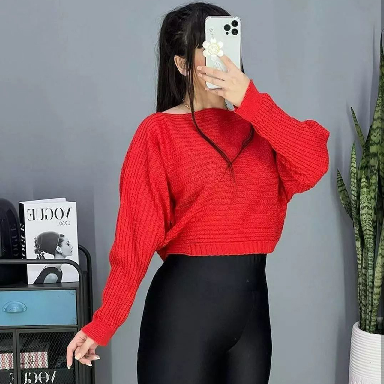 نیم تنه دخترانه قرمز مدل Bita