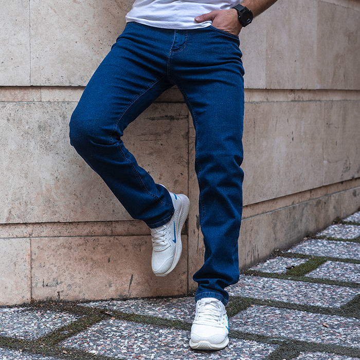 شلوار جین سرمه ای مردانه مدل syavash