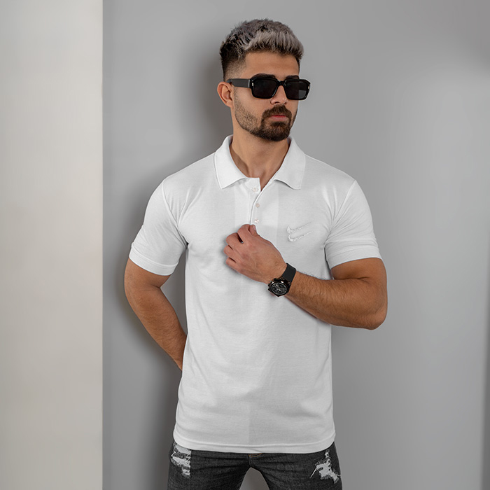 تیشرت مردانه نایک سفید مدل LOMA