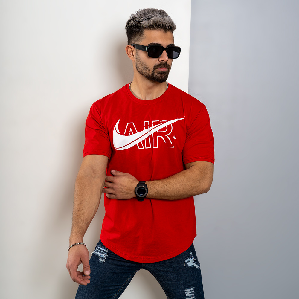 تیشرت مردانه NIKE AIR قرمز مدل ROKO