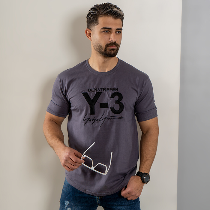 تیشرت Y-3 طوسی مردانه مدل savin