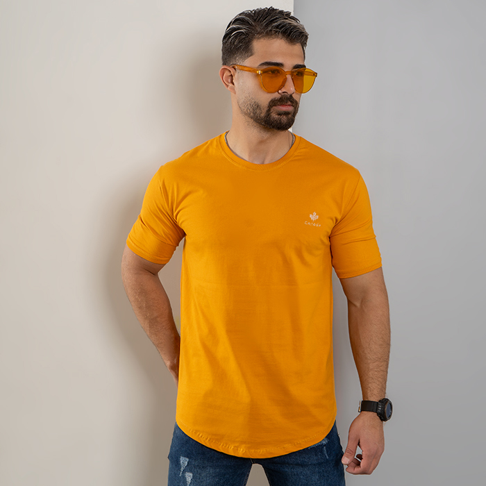 تیشرت مردانه خردلی مدل Canada