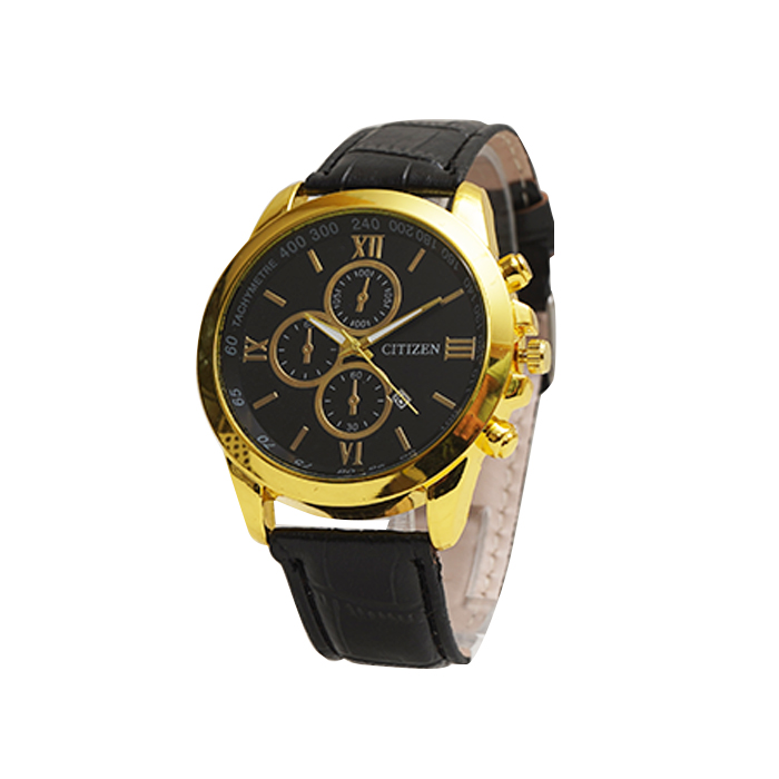 ساعت Citizen مشکی طلایی مدل b99