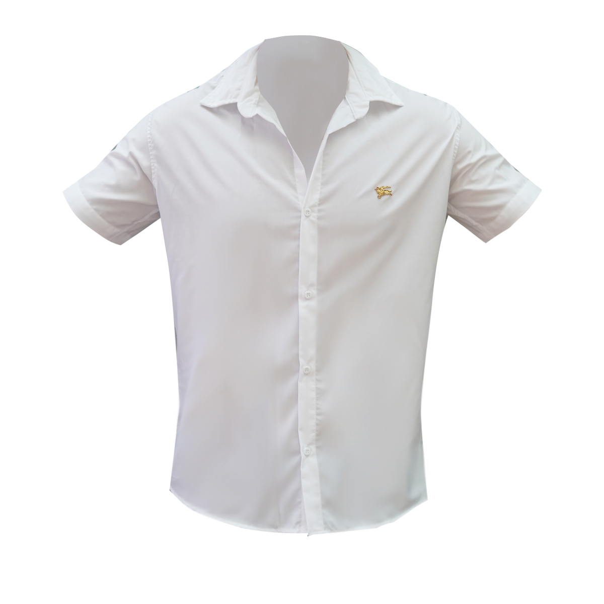 پیراهن آستین کوتاه سفید مردانه مدل Diesel