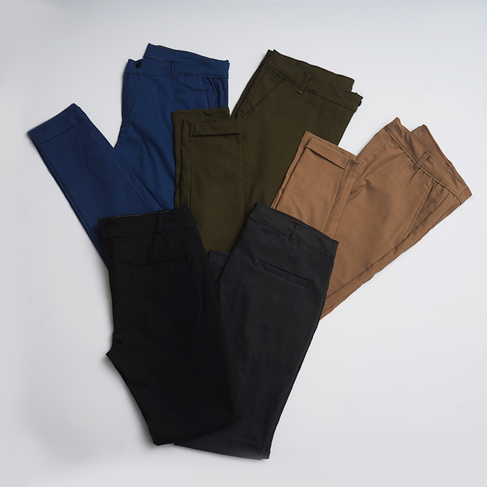 شلوار مردانه طوسی تیره مدل MOBIN