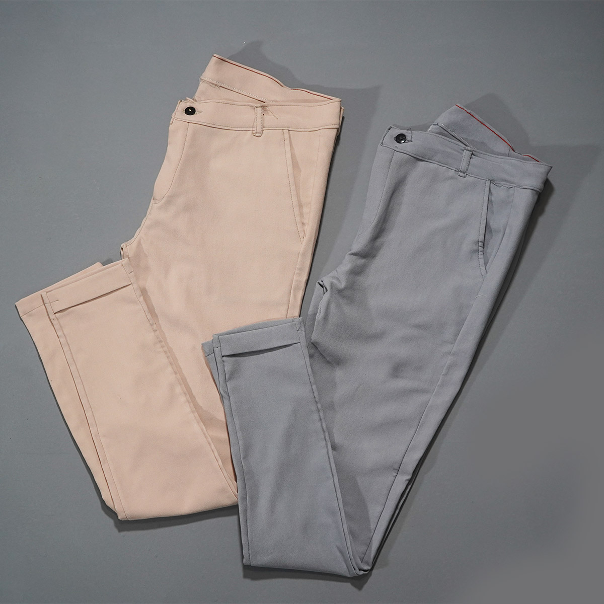 شلوار مردانه طوسی مدل Mobin