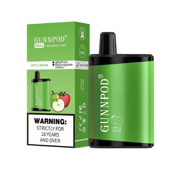 پاد 4000پاف با طعم 2 سیب