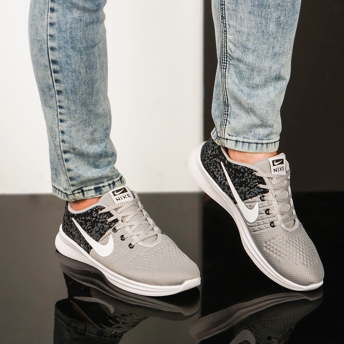 کفش ورزشی نایک طوسی تیره مردانه مدل Saber