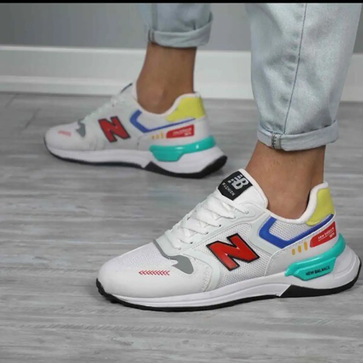 کفش ورزشی مردانه New Balance سفید مدل Darman