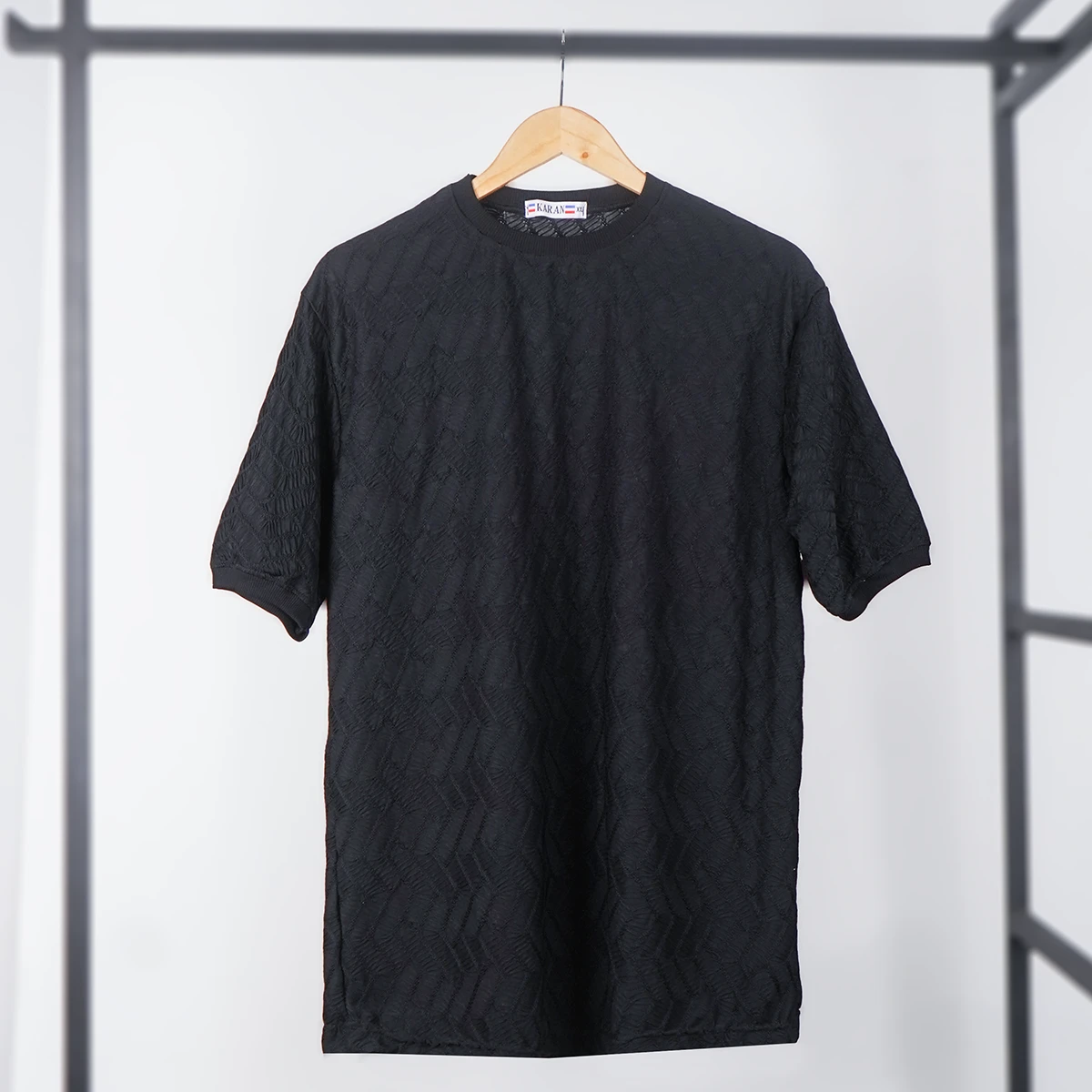 تیشرت مشکی مردانه مدل karan