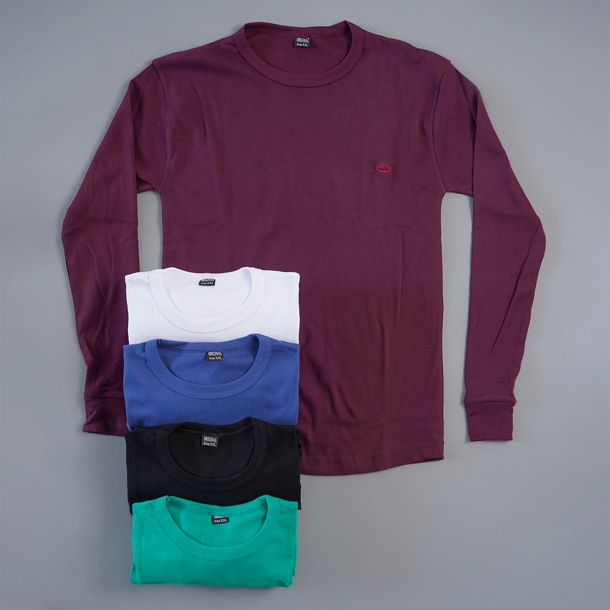 تیشرت مردانه آستین بلند سبز مدل Tom Tailor