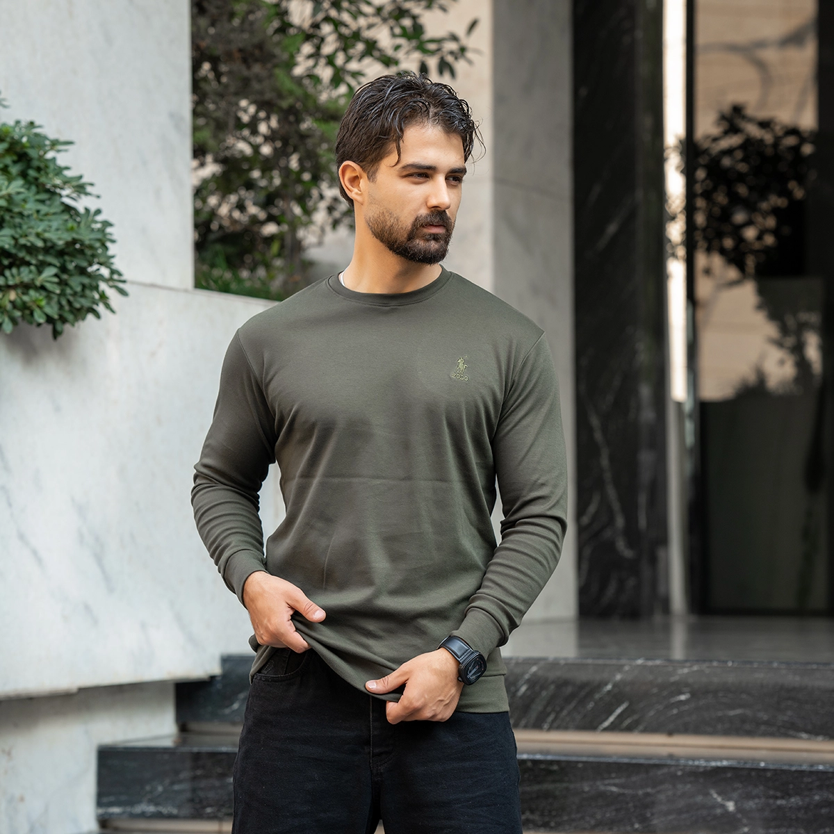 دورس مردانه polo یشمی مدل Horosh