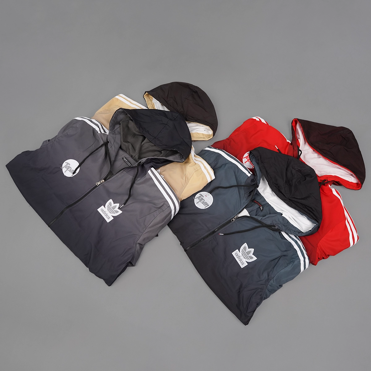 کاپشن آدیداس مردانه طوسی تیره مدل Savino