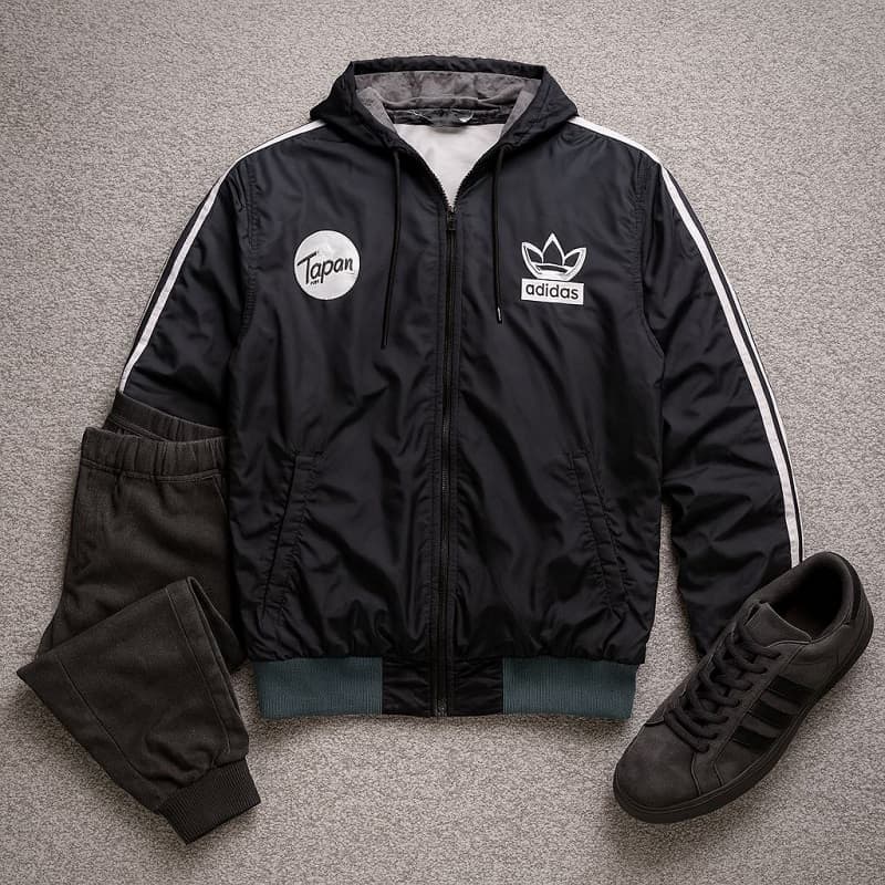 کاپشن آدیداس مردانه سبز مدل Savino