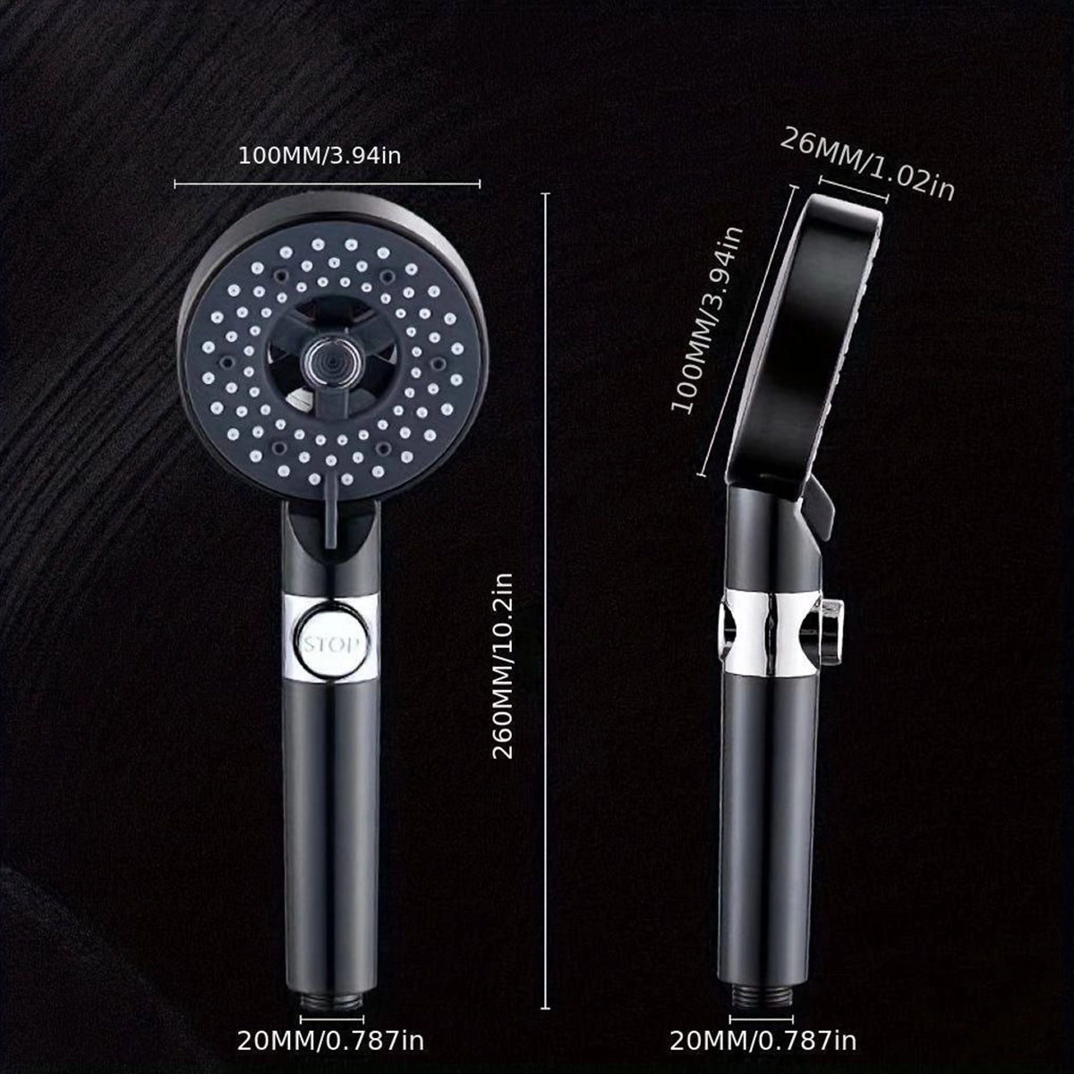 سردوش حمام تلفنی 4 حالته