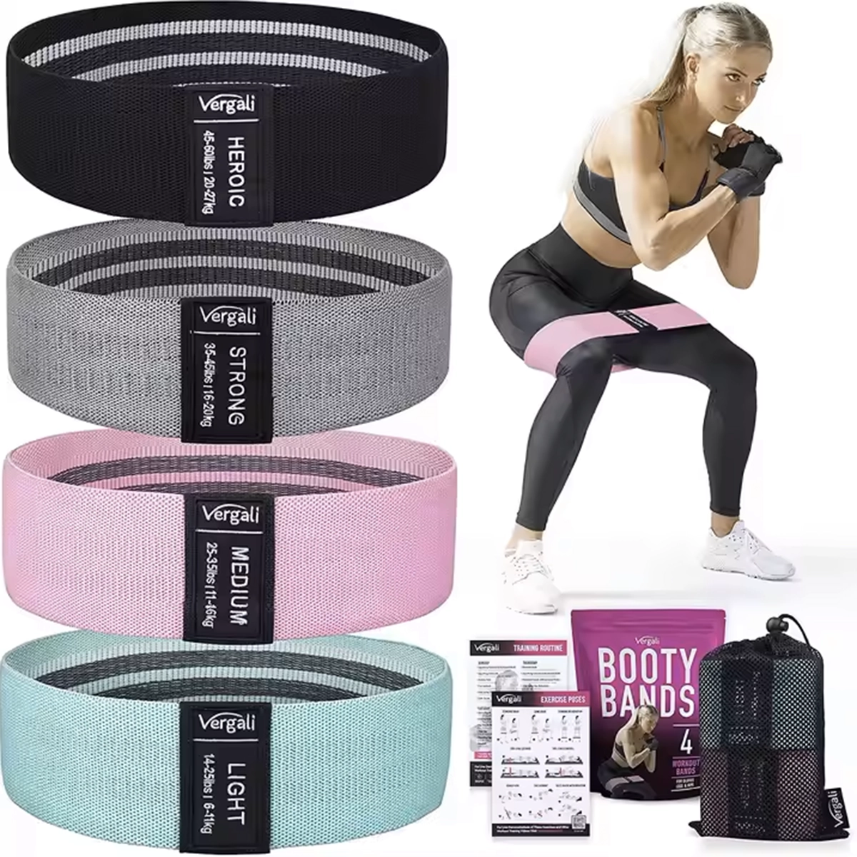 کش مینی لوپ پارچه ایی سه مقاومت( 3 عددی)