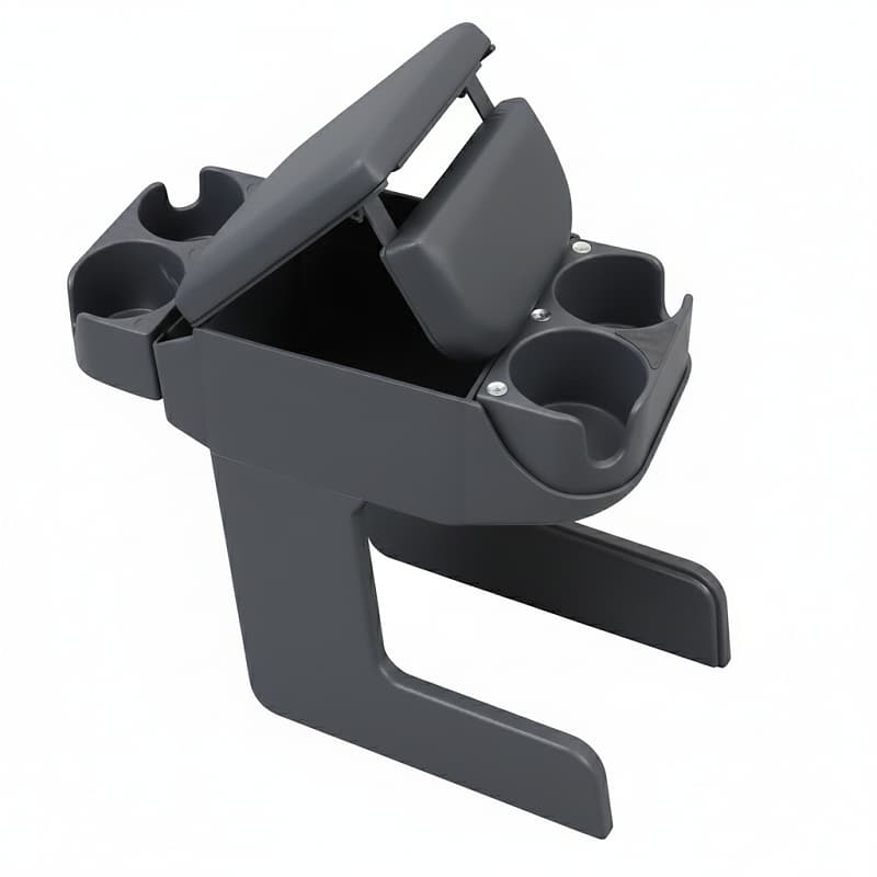 کنسول متحرک خودرو 4 لیوان طوسی ( پراید)-طوسی