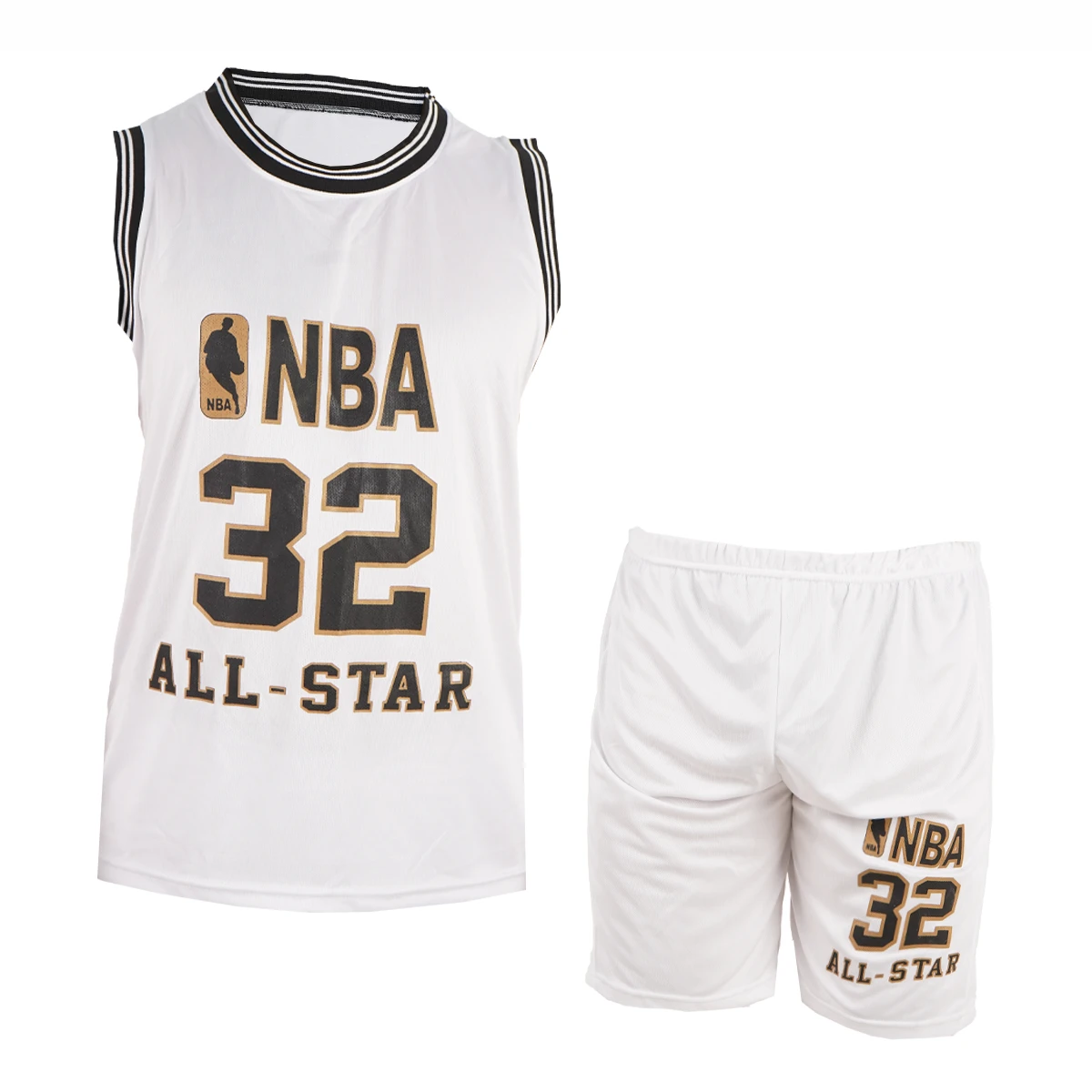 ست رکابی شلوارک سفید مردانه مدلJordan 23