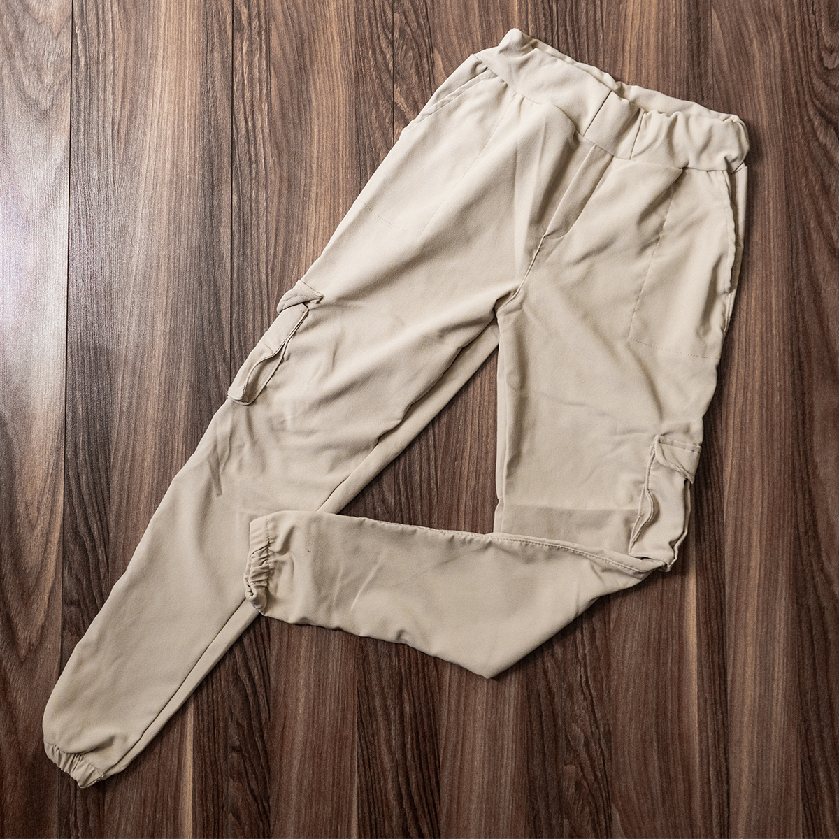 شلوار اسلش کرمی مردانه مدل KOMBO